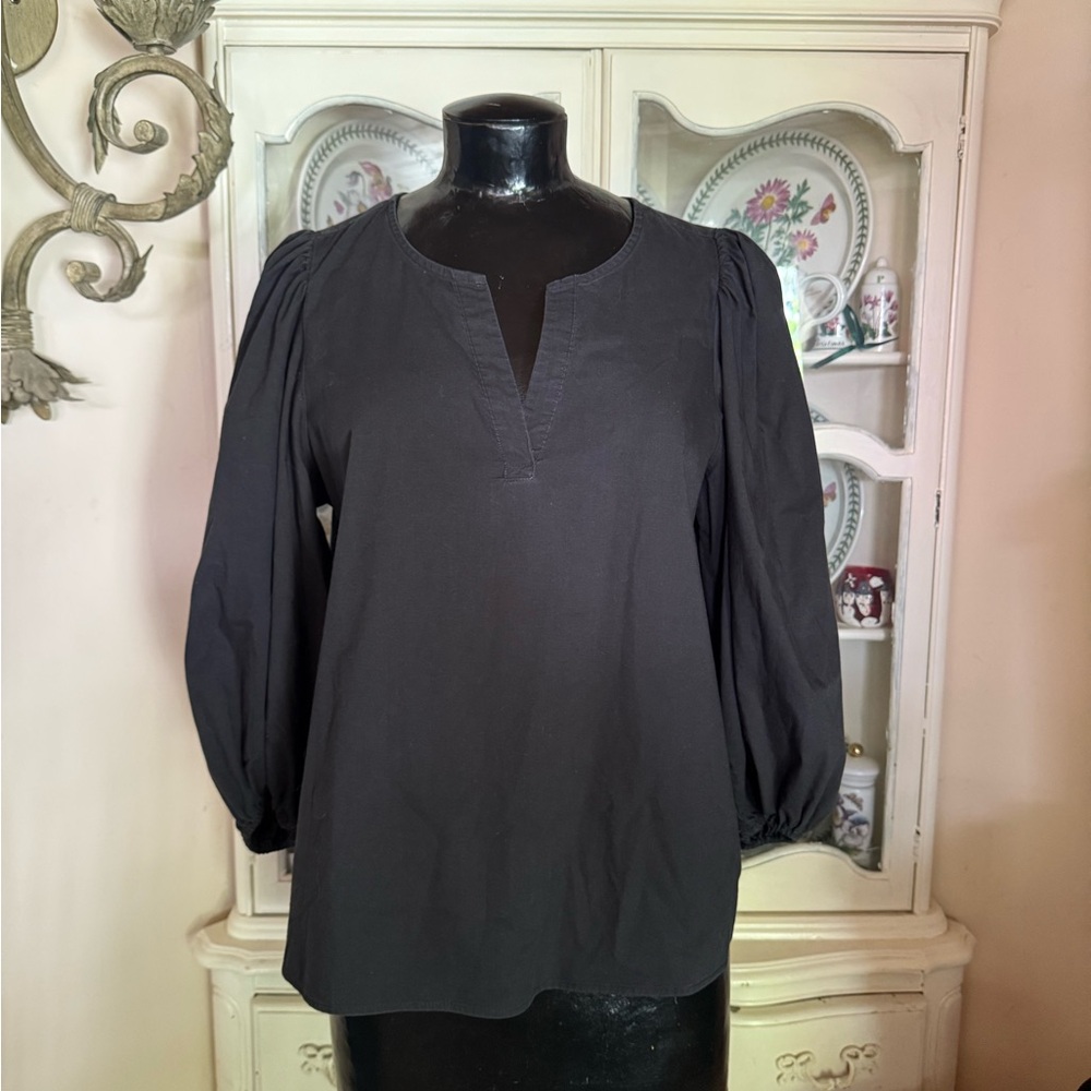 Banana Republic 3/4 Puff Sleeve Top Size Medium